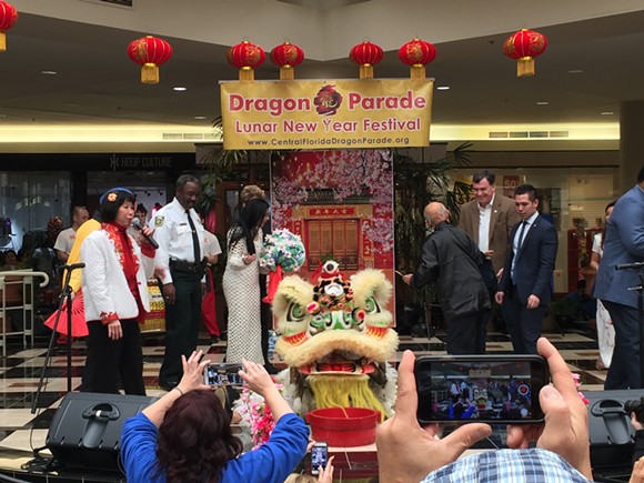 Video: Watch the lion awaken at the Orlando Lunar New Year Festival