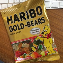 And it might have gummy bears in it, like this one did