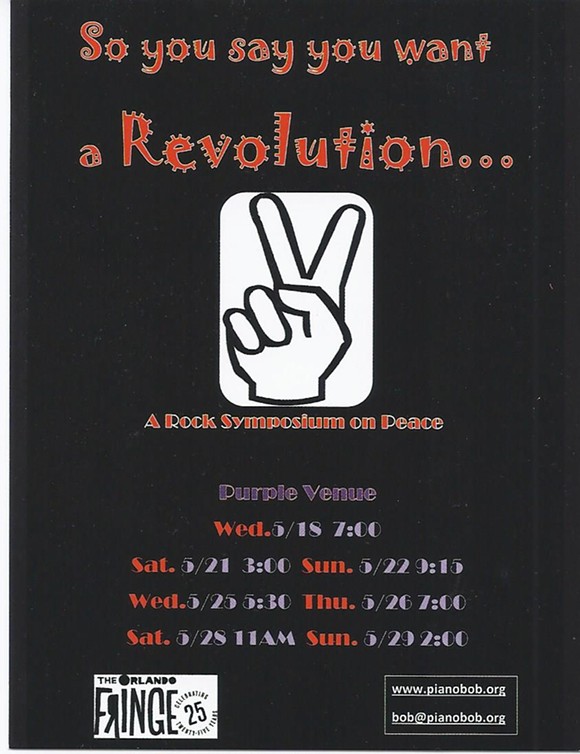 So You Say You Want a Revolution at the Orlando Fringe