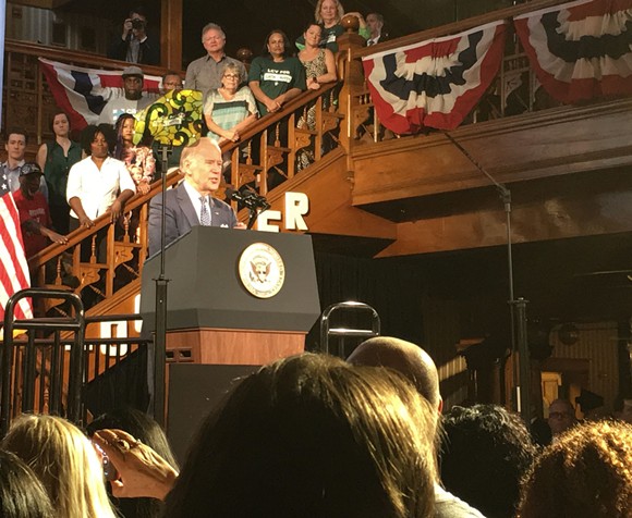 Biden says Trump is 'dangerously uninformed' during Orlando rally