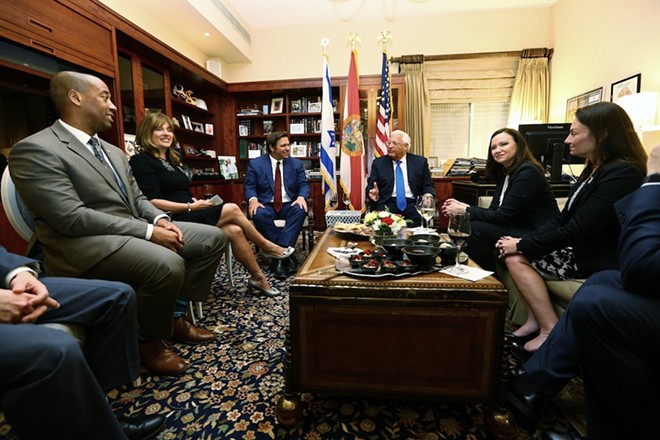 Gov. Ron DeSantis meets with the U.S. Ambassador to Israel, David Friedman - photos courtesy Office of the Governor