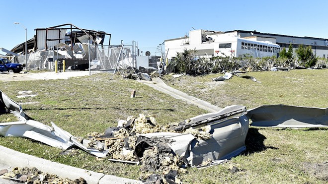 Hurricane Michael ripped through Tyndall Air Force Base near Panama City, Florida. - U.S. AIR FORCE PHOTO BY TECH. SGT. LILIANA MORENO
