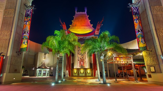 The previous entrance to the Great Movie Ride at DHS. The building will house the upcoming Mickey and Minnie's Runaway Railway attraction - PHOTO VIA DISNEY