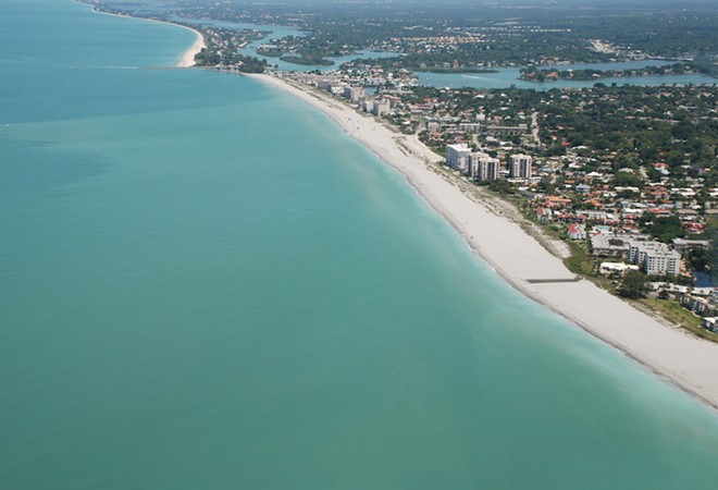 Aerial view of Venice Beach, Florida - ADOBE PHOTOS