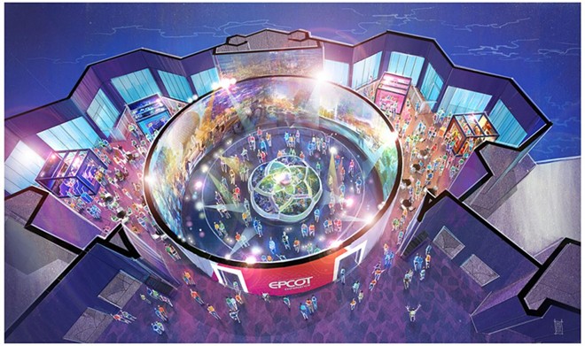 Walt Disney Imagineering presents the Epcot Experience museum in the former Odyssey Resturant - IMAGE VIA DISNEY