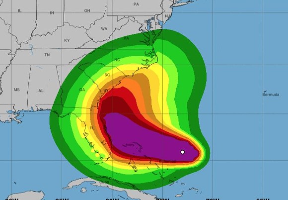 Hurricane Dorian to drench East coast, could produce 'major flooding events'