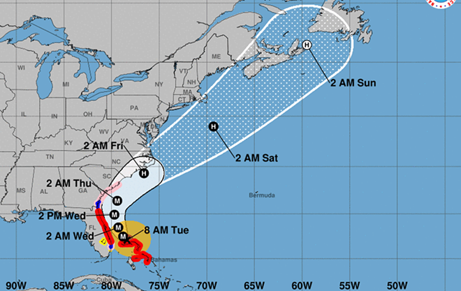 Windy, rainy days expected for Central Florida as Category 2 Hurricane Dorian crawls north up the coast (2)