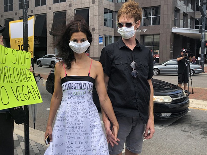 Global climate strike protest took place at Orlando City Hall and Lake Eola