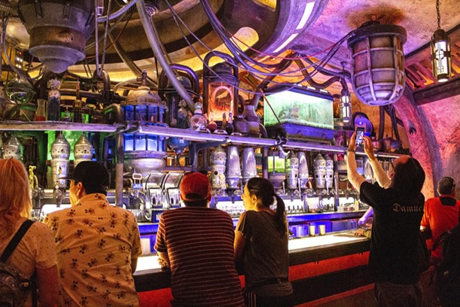 The beers tapped at Orlando's Galaxy’s Edge don’t come from a galaxy far, far away, but they aren’t locally brewed either