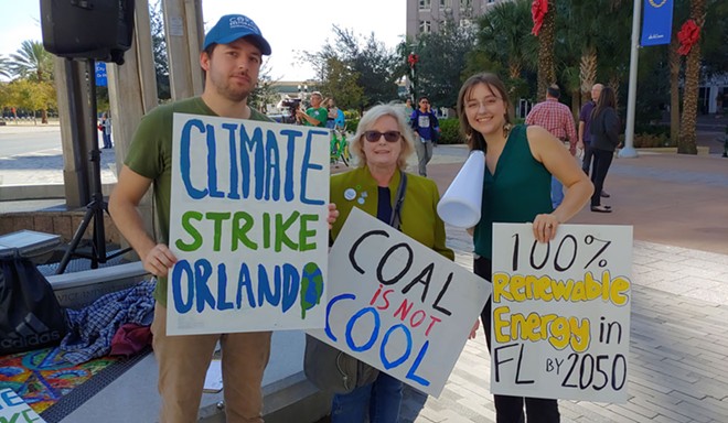 Orlando's 'Fridays for Future' again descends on City Hall for a climate strike