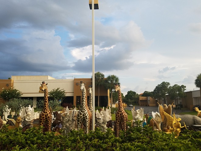 Items awaiting the 2016 estate sale at Holy Land Experience - Image via Ken Storey