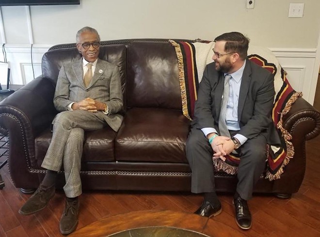 State Sen. Chris Latvala with Rev. Al Sharpton - PHOTO VIA CHRIS LATVALA/TWITTER