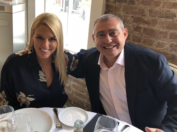 Pam Bondi with Lev Parnas, in a photo released by Parnas' lawyer - PHOTO VIA JOSEPH A. BONDY/TWITTER