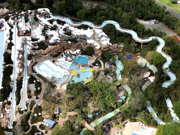Disney's Blizzard Beach Water Park on Monday, March 17, after the park was closed - PHOTO BY SETH KUBERSKY FOR ATTRACTIONS MAGAZINE