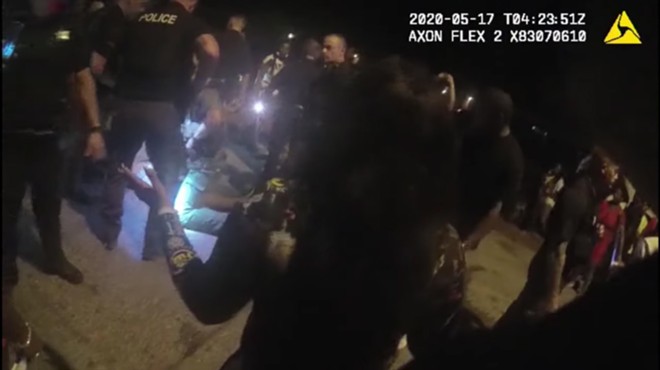 Volusia County Sheriff officer body cam footage - Screenshot via Volusia County Sheriff/Twitter
