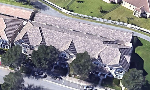 Chauvin's home is within a larger townhouse complex. - Image via Google Maps