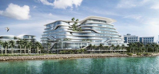 Royal Caribbean Cruises Ltd’s new Miami HQ campus - Image via Royal Caribbean