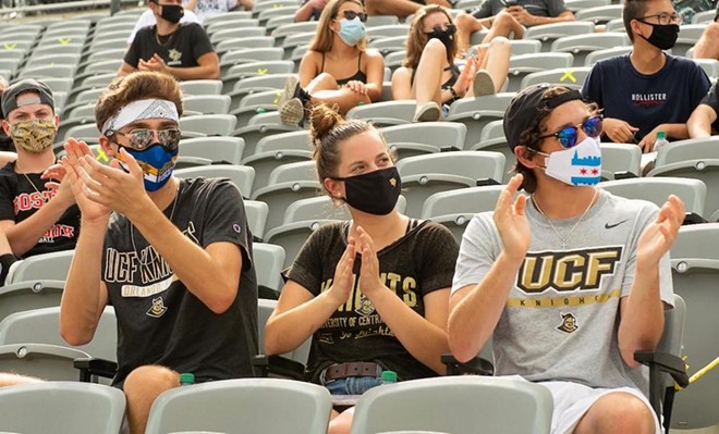 UCF reports record spike in new coronavirus cases this week