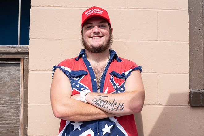 Click to see more from our 2019 slideshow, 'Everyone we saw at the Trump 2020 rally in Orlando' - photo by Matt Keller Lehman