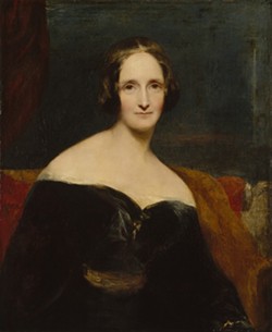 Mary Shelley, circa 1840. She died in 1851 at age 53. - image courtesy National Portrait Gallery