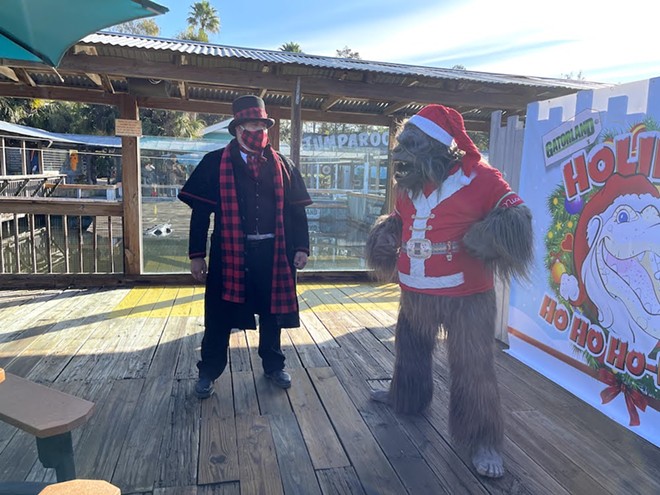 The Socially Distanced Skunk Ape is the Santa we need in 2020 - Photo by Seth Kubersky