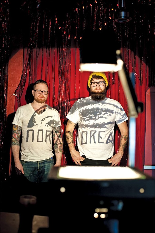 Norskorea's Kyle Raker and Bradley Ryan - Rob Bartlett