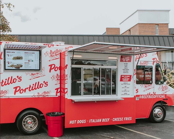Portillo's Beef Bus - PHOTO COURTESY PORTILLO'S/TWITTER