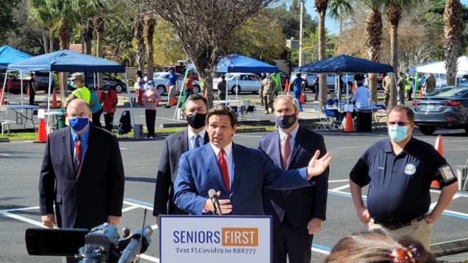 Florida Gov. Ron DeSantis shrugs off maskless Super Bowl crowds in Tampa by saying he’s ‘damn proud of the Bucs’