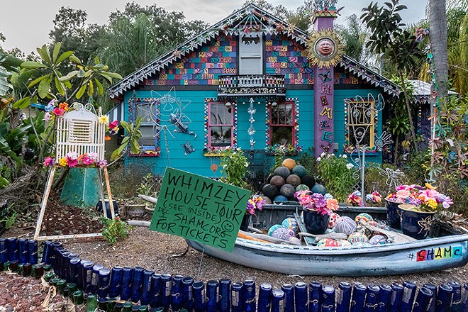 Whimzeyland's exterior is a kaleidoscope of art - Photo by Jennifer Ring