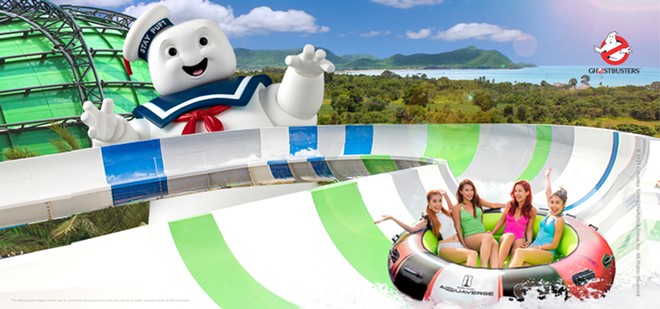 Columbia Pictures-themed water park will feature rides based around Ghostbusters, Men in Black and Jumanji