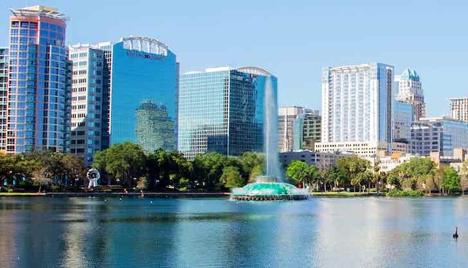 The number of tourists visiting Orlando fell by more than half in 2020, per report