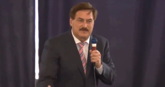 MyPillow Guy Mike Lindell says ‘cyber guys’ will make sure Trump is president by this fall during Tampa rally
