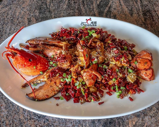 Spicy lobster - PHOTO COURTESY TASTE OF CHENGDU