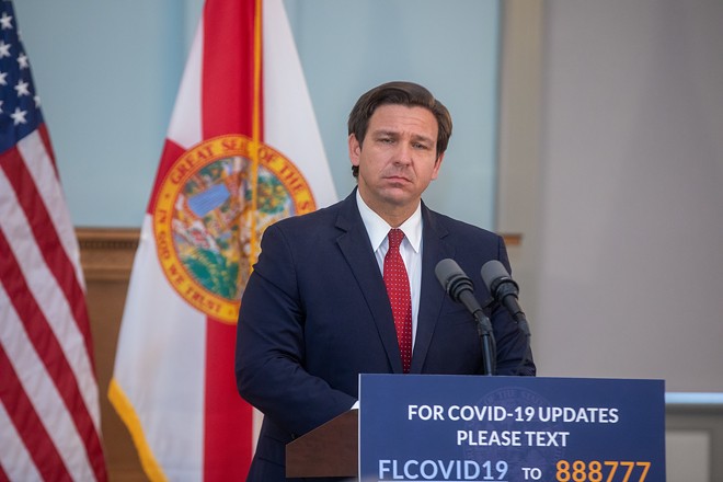 Florida Gov. Ron DeSantis calls record COVID-19 numbers a media-fueled 'hysteria'