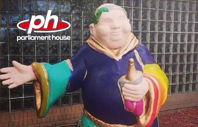Parliament House is asking for the return of their monk statue before the opening of their new location. - Screenshot via Instagram/Parliament House