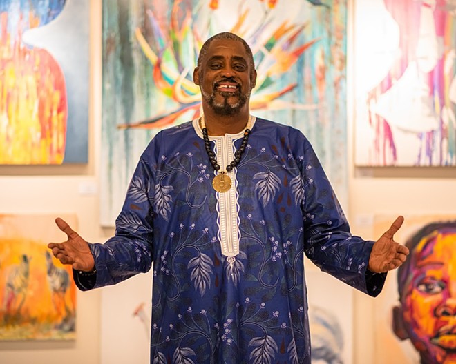 Bronze Museum owner Rawlvan Bennett says his I-Drive museum of African art is in danger of closing. - Photo by Matt Keller Lehman