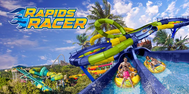 Rapids Racer will open at Tampa's Adventure Island in 2022 - Image via Busch Gardens Tampa