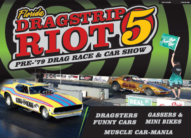 Florida Dragstrip Riot 5 brings muscle cars to Orlando Speed World this weekend