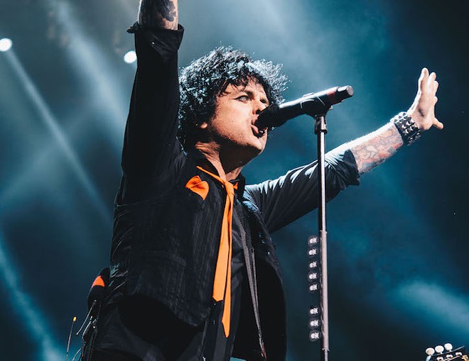 Green Day live in Tampa, 2017 - PHOTO BY IAN SUAREZ FOR ORLANDO WEKLY