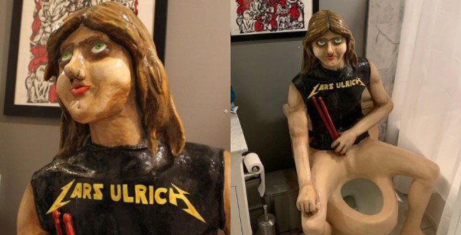 You can use Metallica's Lars Ulrich as a toilet at a Tampa metal show this weekend