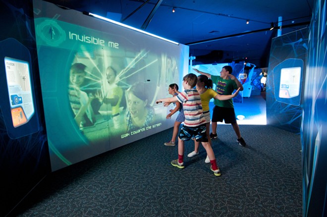 Visitors at the Science Fiction, Science Future exhibition will be able to explore and interact with science, including being able to disappear before their own eyes. - Orlando Science Center