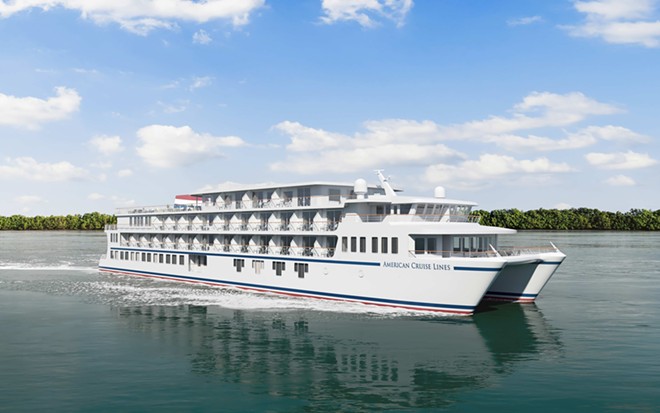 The hybrid catamaran cruise ships soon to be used by American Cruise Lines - IMAGE VIA AMERICAN CRUISE LINES