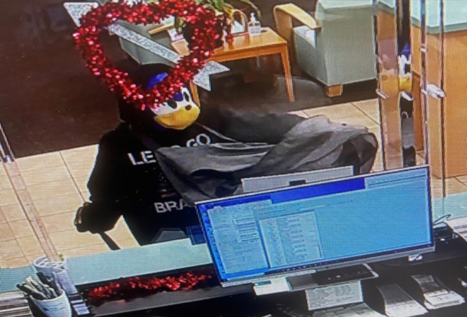 A man attempted to rob a DeLand credit union in a Sonic the Hedgehog mask