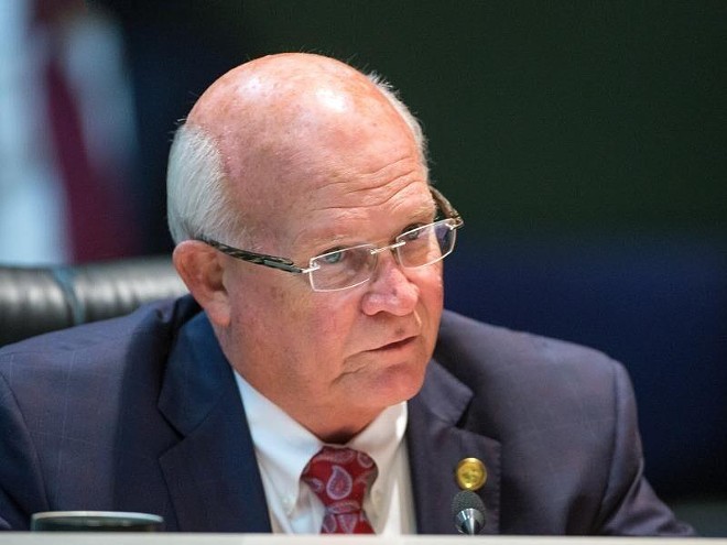 Senate bill sponsor Dennis Baxley says that rather than teaching students basic skills, teachers are “social engineering” LGBTQ subjects in the classroom. - Photo courtesy News Service of Florida