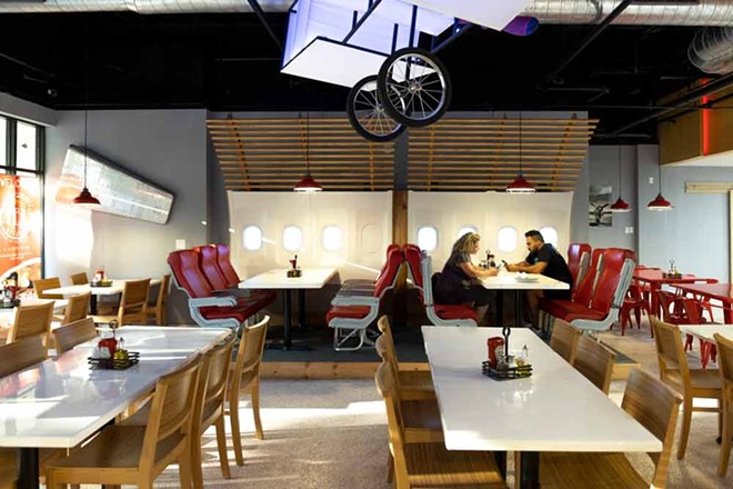 14 Bis Pizzeria combines an aviation theme with Brazilian-style pies in MetroWest