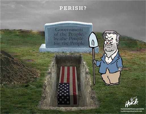 Kill yourself: Trump's latest executive order asks federal agencies to dig their own graves