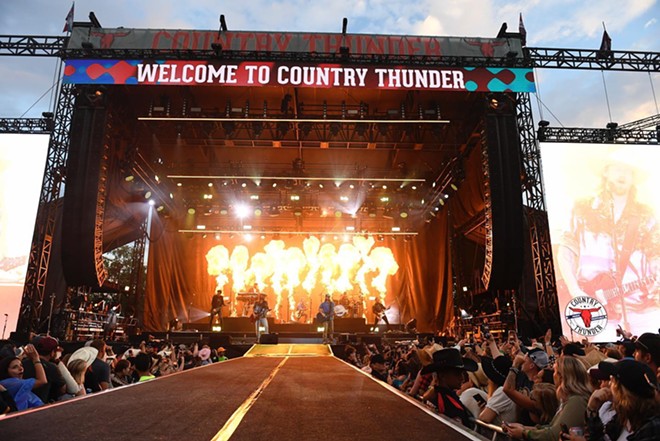The Country Thunder Music Festival officially begins on Friday, Oct. 21. - Photo via Country Thunder Music Festivals / Official Facebook