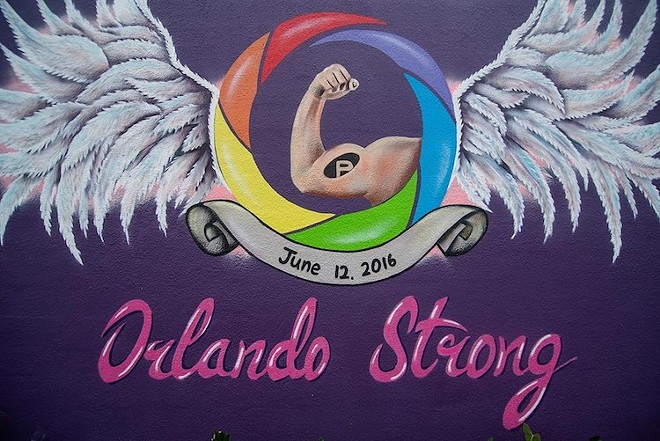 Pulse mural on the wall of the Center - Photo by Matt Keller Lehamn