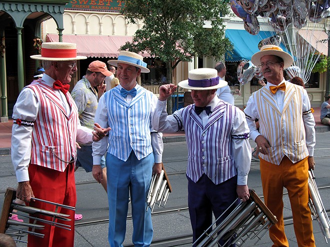 Dapper Day outings are bi-annually held at Walt Disney World, Disneyland and Disneyland Paris. - Tammy Green