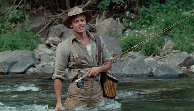 This is just an excuse to run a picture of baby Brad Pitt - photo still from "A River Runs Through It" via Netflix/Twitter